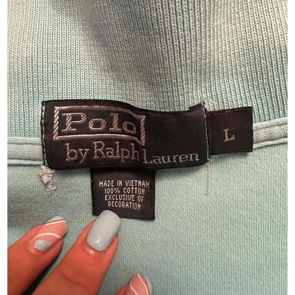 Polo by Ralph Lauren Men’s Classic Fit Polo Shirt – Light Blue, Size L